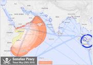 Somali Piracy Threat Map