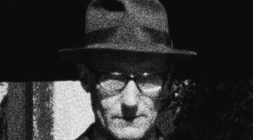 Burroughs wearing his fedora. [Photo: Harriet Crowder]