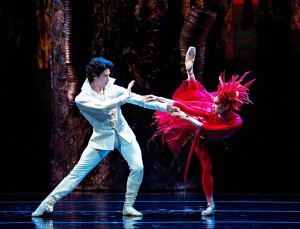 Misty Copeland and Herman Cornejo in "Firebird." Credit: Gene Schiavone